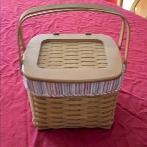Longaberger small picnic basket